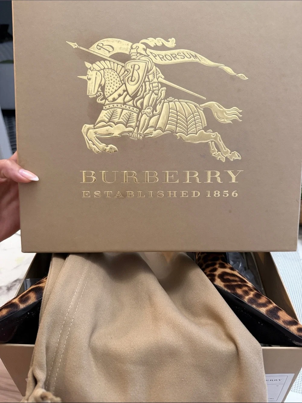 Burberry Animal Print Heels